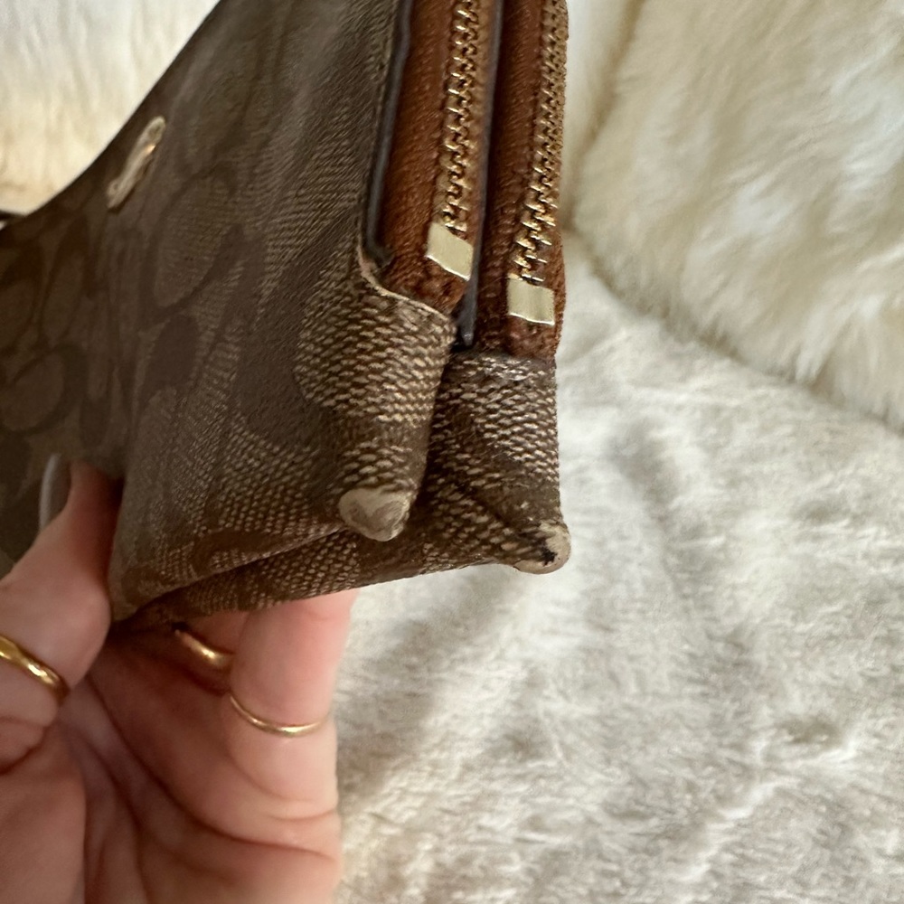 Coach Double Zipper Wallet - Picture 6 of 7